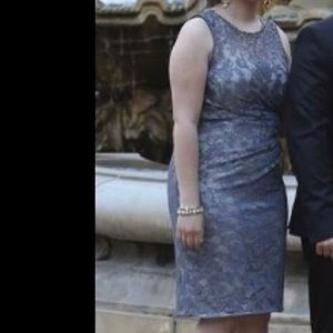 Aidan Mattox Overlay Lace dress